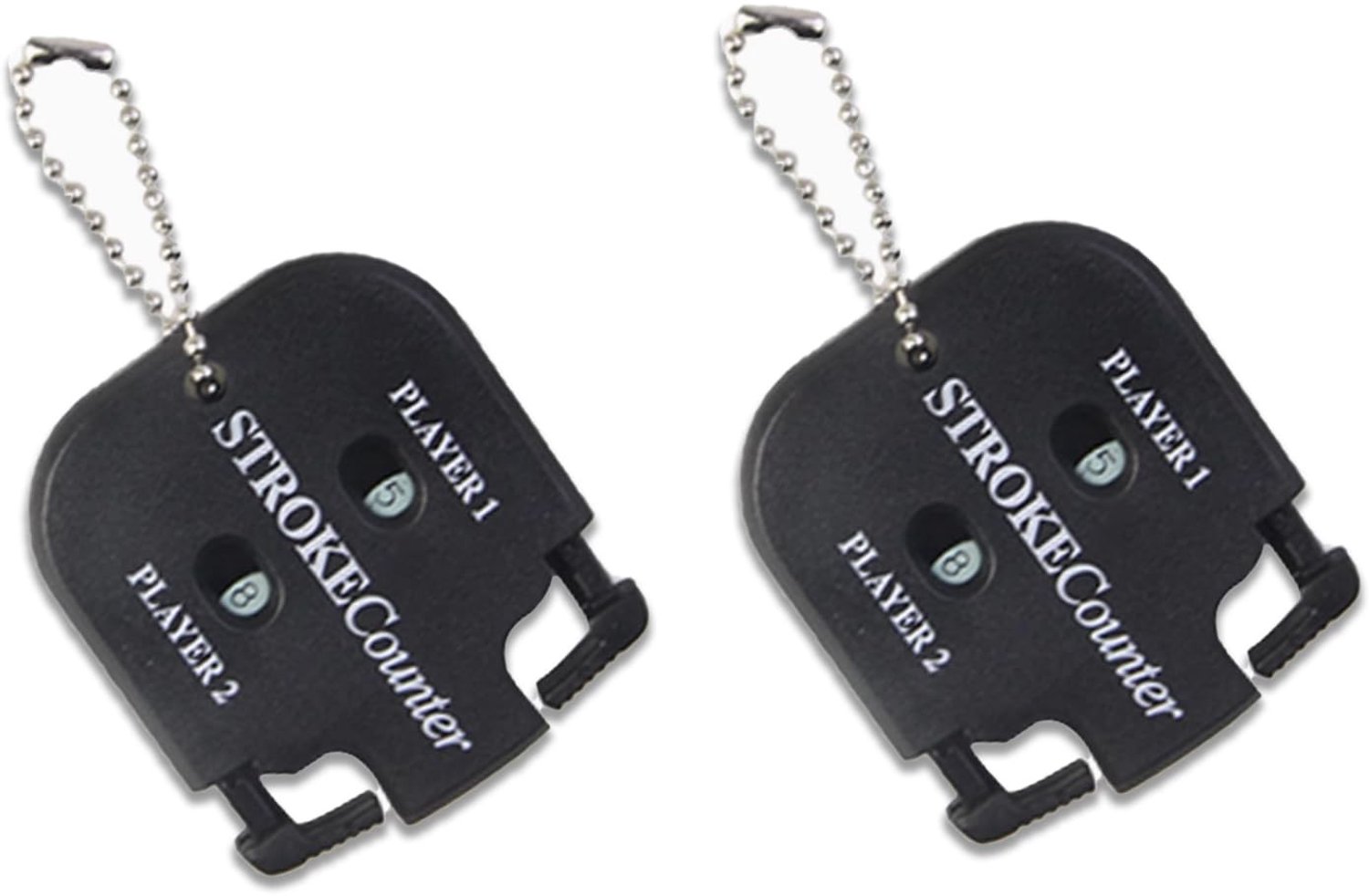Set van 2 Golf Score Counters met Sleutelhanger