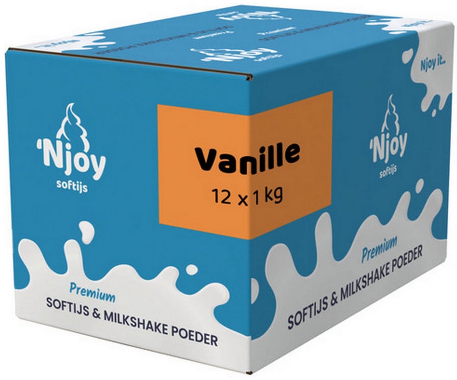 Njoy | Vanilleijs Mix | 18 x 1 kg