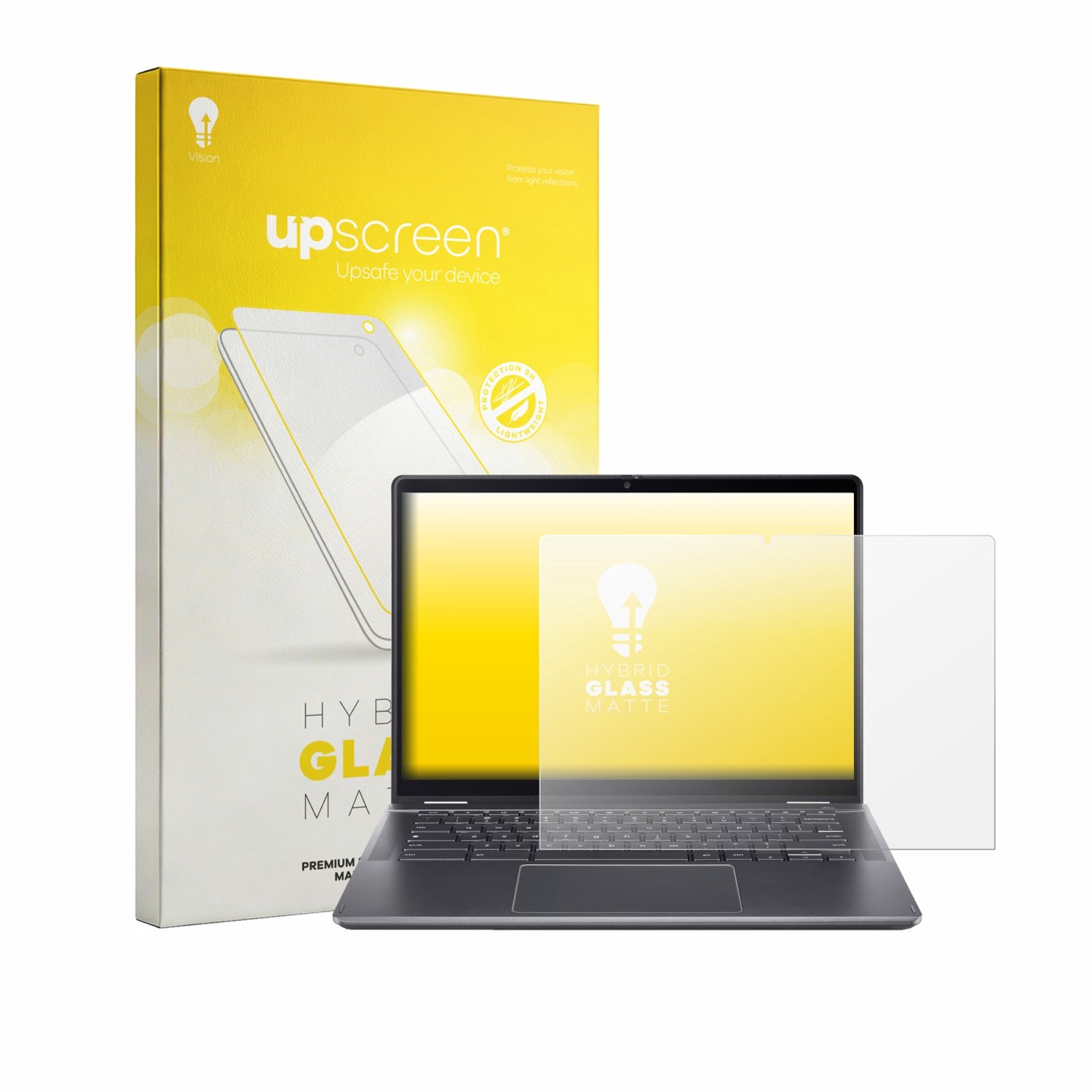 upscreen - Screenprotector voor Acer Chromebook Plus Spin 514 - Folie Beschermfolie Beschermglas matte