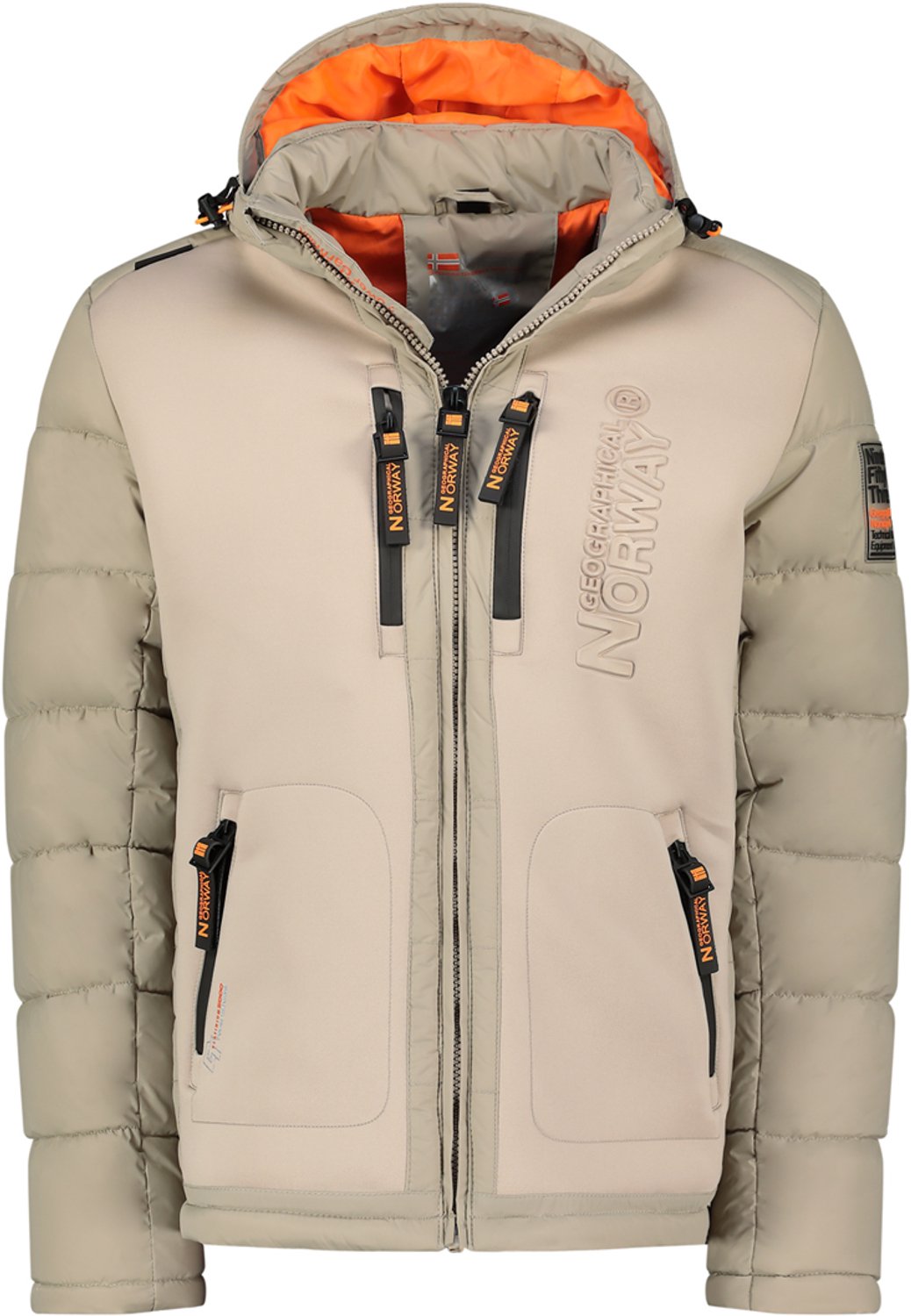 Geographical Norway - Heren Jas winter Beachwood - Beige - Maat S