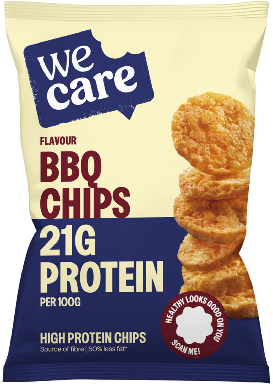 WeCare High Protein Chips BBQ 25 gr