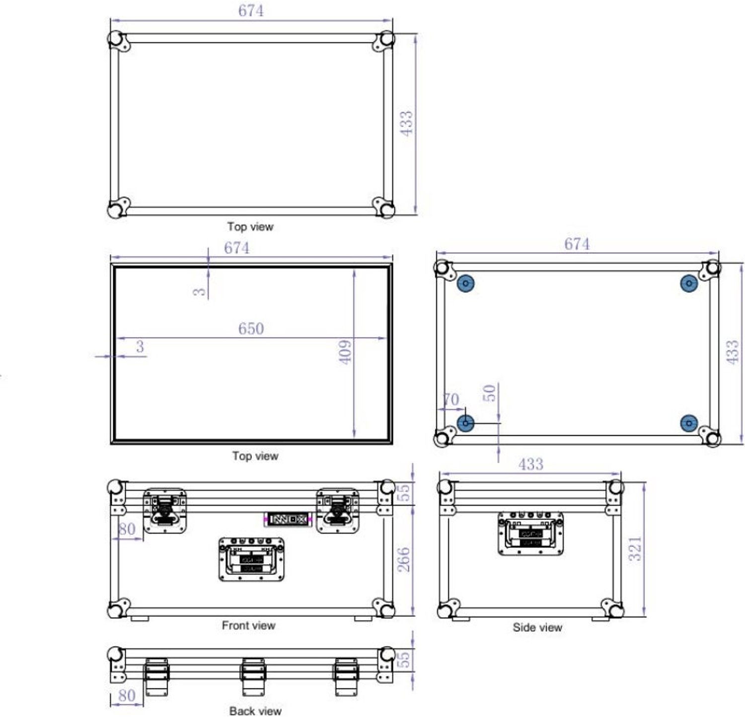 Innox IX-HX-LI-654030 - Multikleur