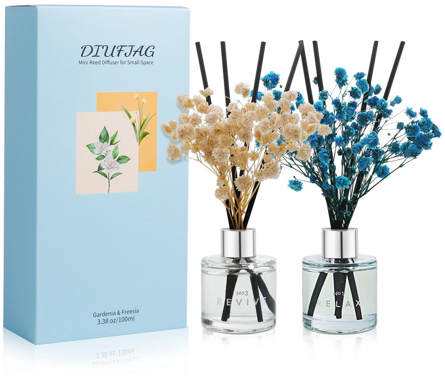 Gardenia Geurstokjes Diffuser 100ml voor Kleine Ruimtes