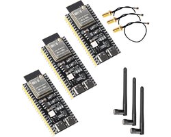3 Stuks ESP32-S3 DevKitC-1 N16R8 Module met WiFi, Bluetooth 5.0 en USB C Aansluiting voor Ontwikkelaars