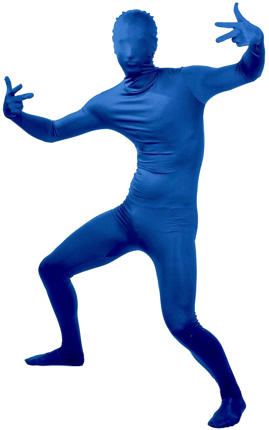 PTIT CLOWN - Blauw Second Skin kostuum voor volwassenen - XL