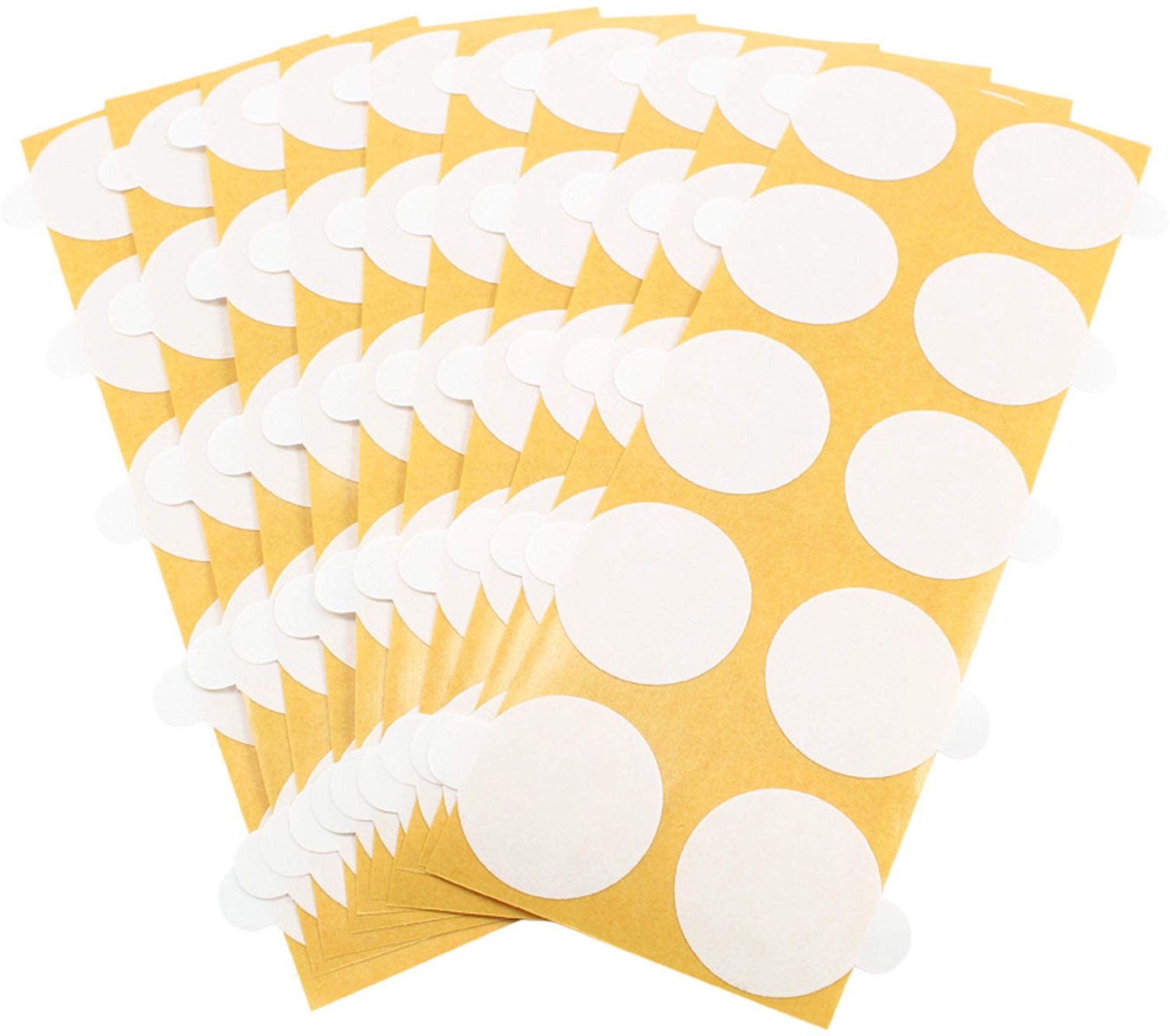 Dubbelzijdige Plakpunten Sterk Klevend - 25 mm - 100 Stuks - Voor Papier/Karton/Kunststof - Gemodificeerde Acrylaatlijm - Hoge Kleefkracht - Hechtingspunten
