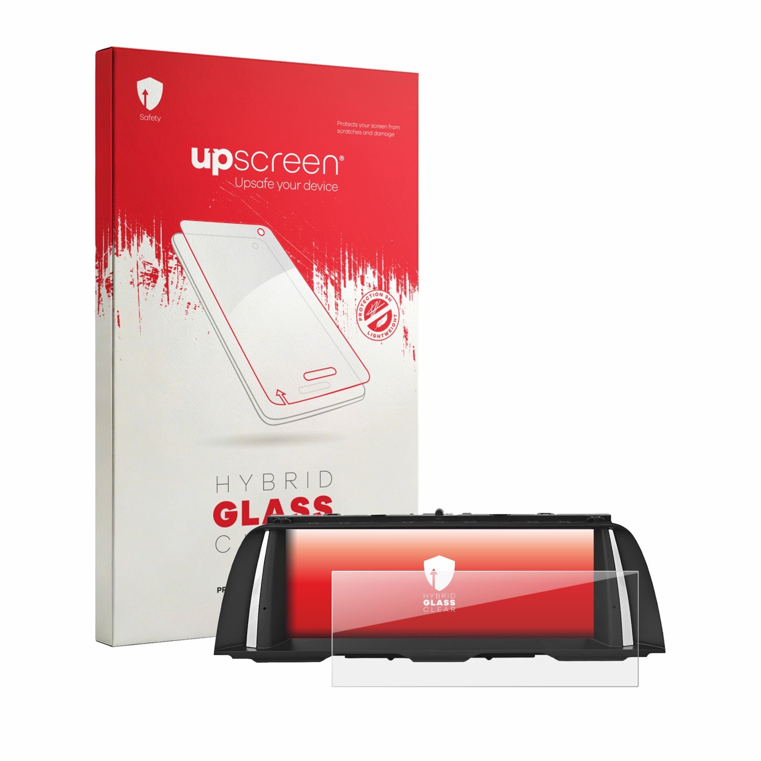 upscreen - Screenprotector voor Roadtop RT-LN-NBT-10-S5 10.25" - Folie Beschermfolie Beschermglas transparant