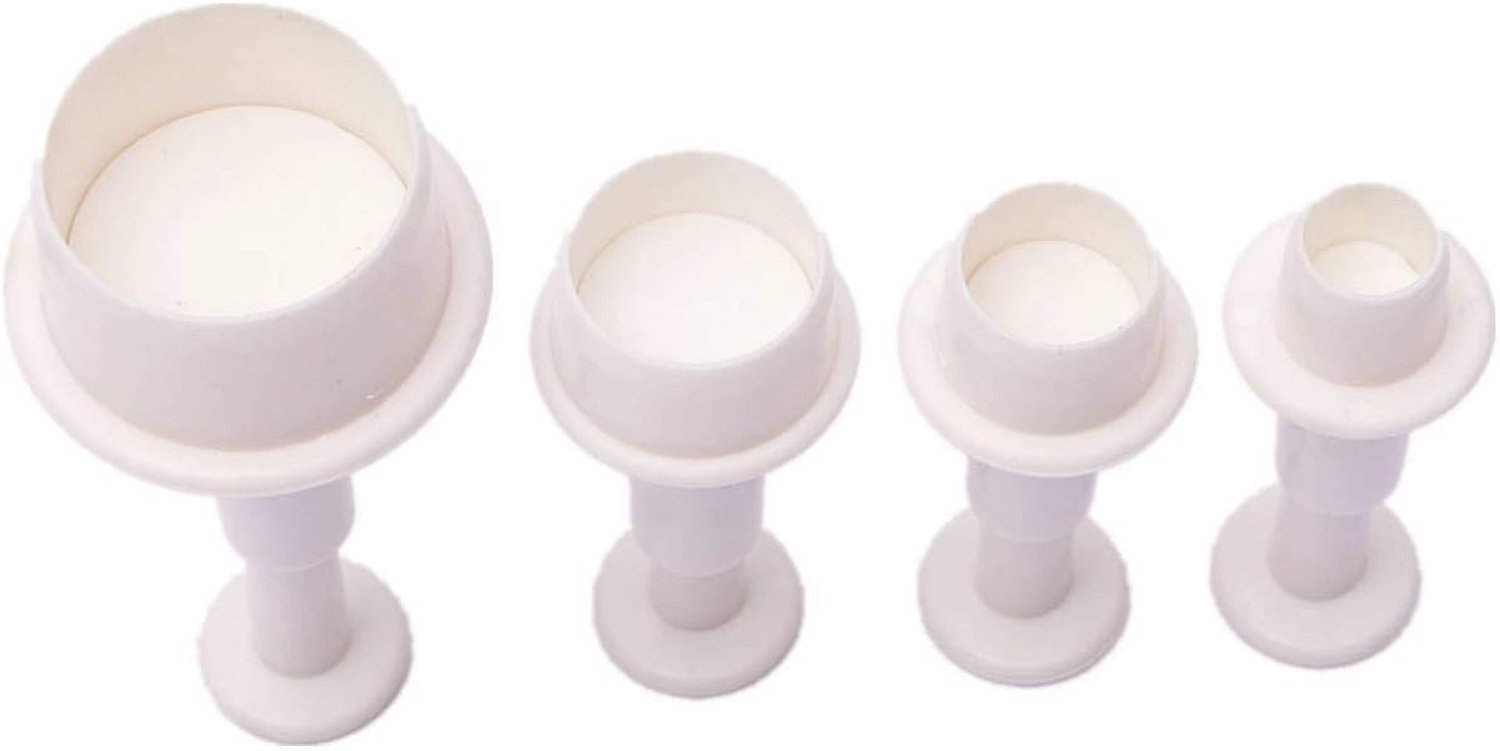 4-delige koekjesvormpjes voor taart, fondant en decoratie