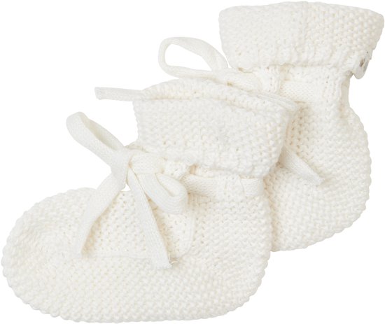Noppies - Geschenkverpakking - Gebreide slofjes Nelson - 2paar - Rose smoke - Wit - Baby 0-12mnd - Biologische katoen - Giftset - Cadeaudoosje - Newborn - Kraamcadeau - Babyshower — afbeelding 2