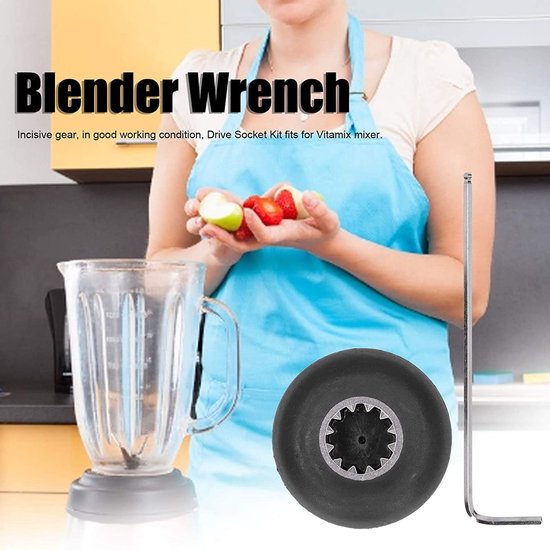 Aandrijfsocket blender - RVS en kunststof - Met inbussleutel — afbeelding 3