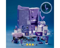 Erotische adventskalender 2026 voor volwassenen en koppels x HYYO - 24 sensuele verrassingen - 3-in-1-rabbit, clitorisstimulator met luchtdruk - seksspeeltjes voor hem en haar, intieme verzorgingsproducten, sexy spelletjes - ondeugend kerstcadeau