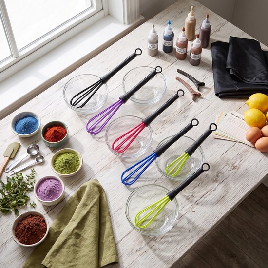 Handmixer gardeset - 5 stuks - Kunststof - Multifunctioneel — afbeelding 2