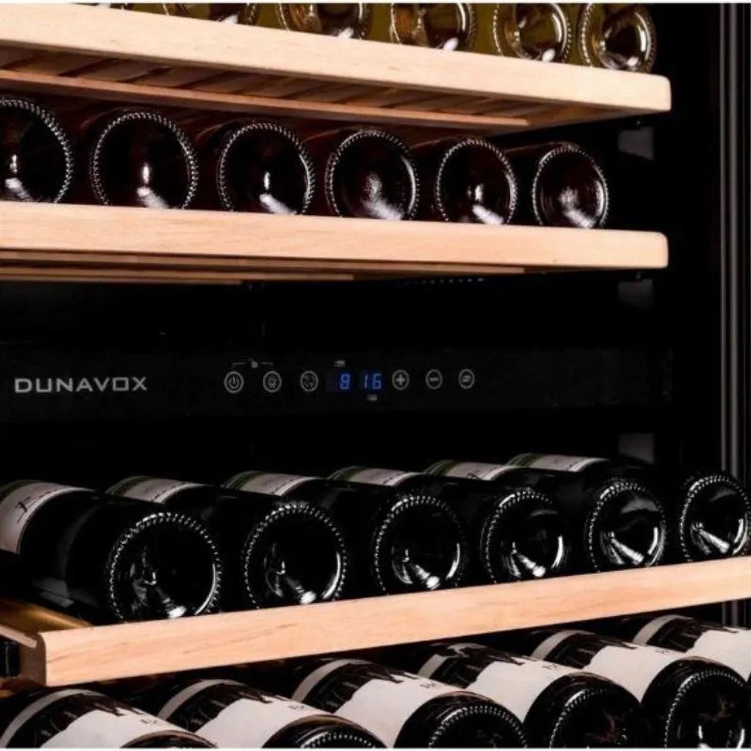 Dunavox Grande-94 Vrijstaande Wijnkoelkast DX-94.270DSK-24 94 flessen, RVS – foto 8