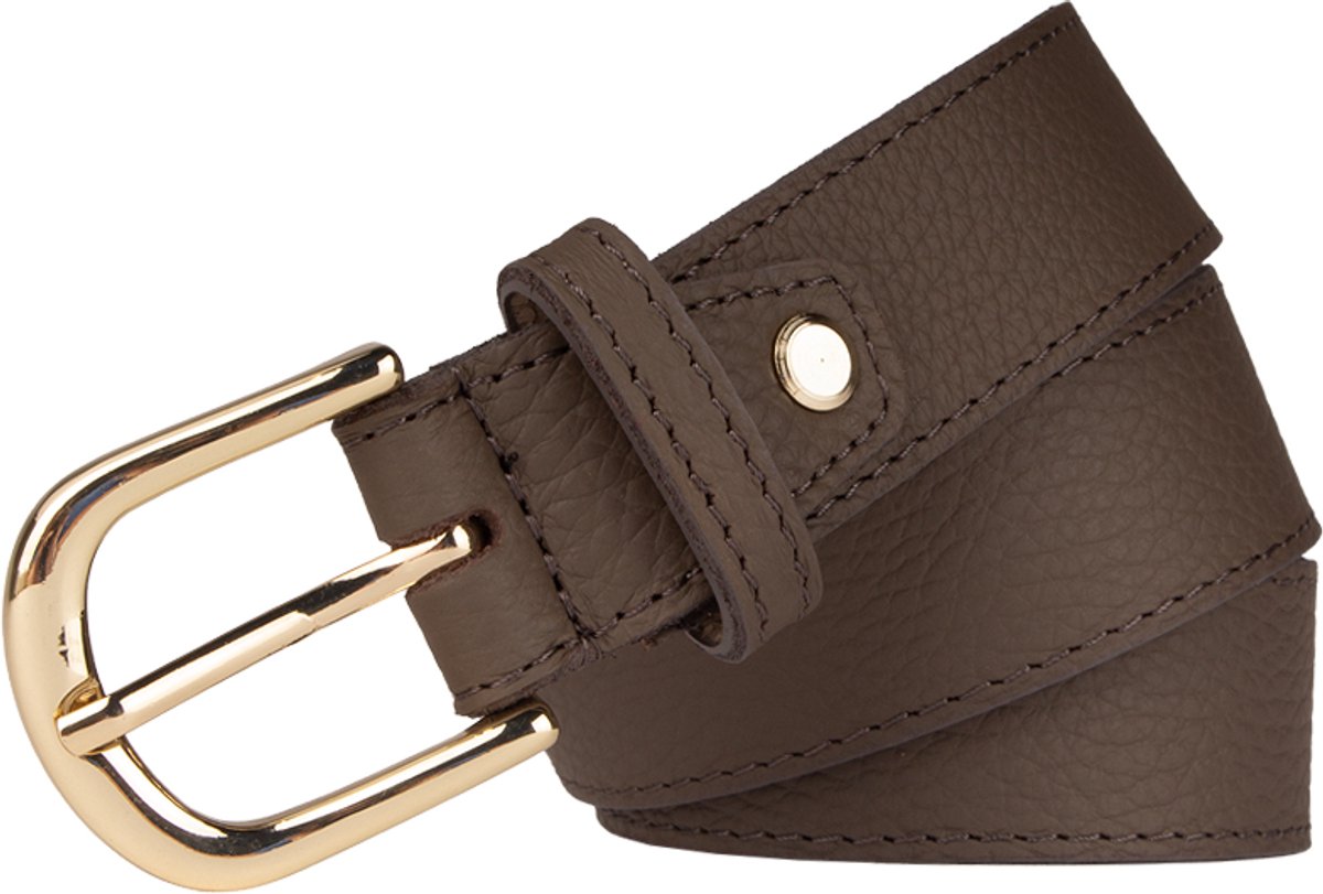 Legend Dames - Leren riem - Grijs - 80cm