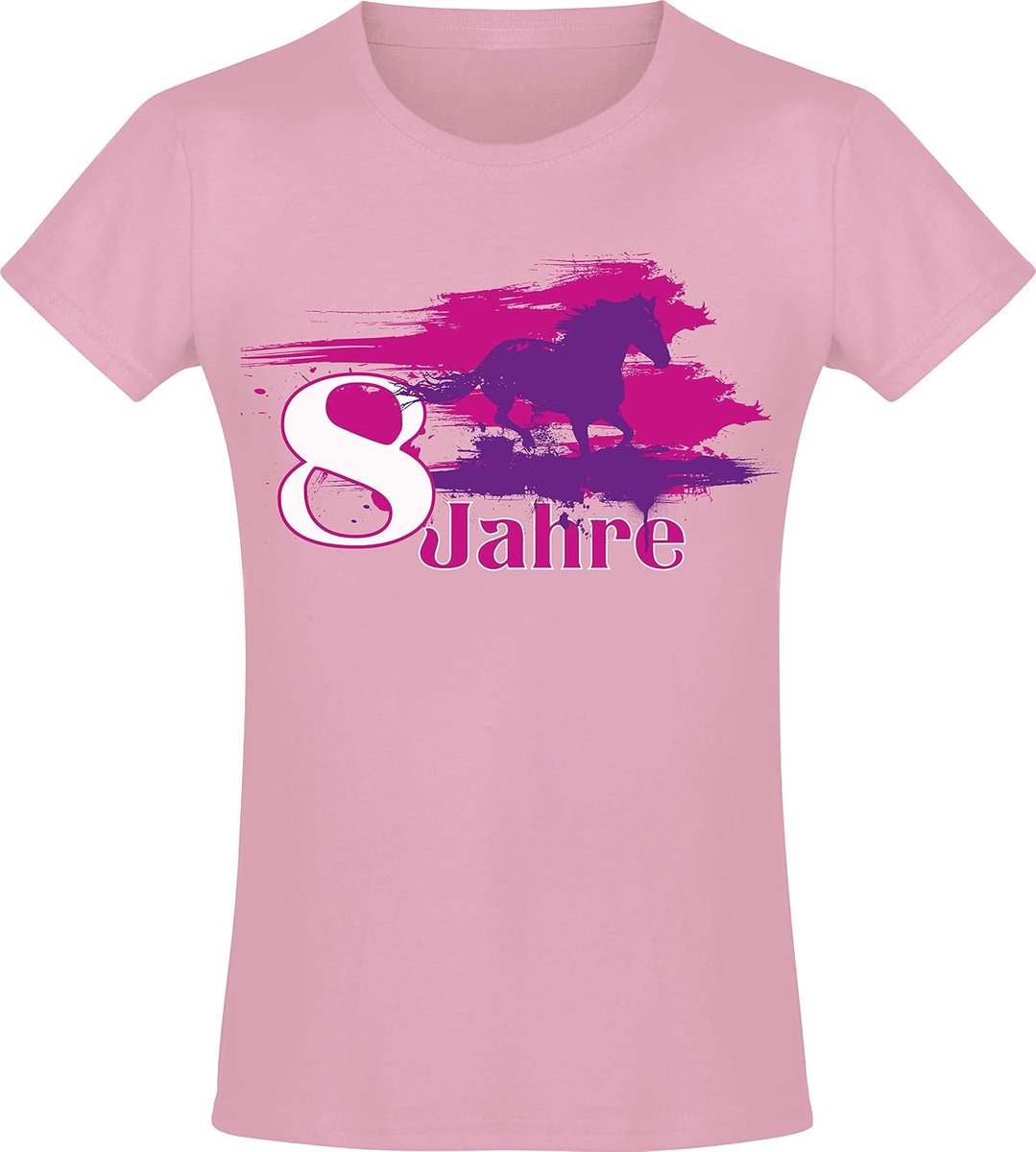 Paarden T-Shirt: Together Forever - Verjaardagsshirt Paard - Kinderen - Cadeau-Idee - Vriendin - Paarden Pony - Paardenmeisje - Roze - Schattig - BFF - School - Kinderverjaardag