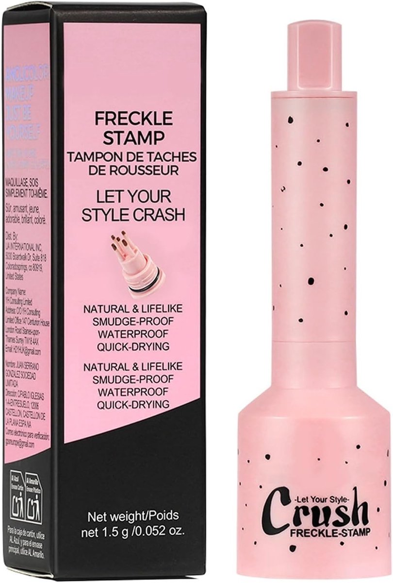 Waterproof en sweat-proof freckle pen met 5-punts stempeltechnologie, snel drogend en langdurig effect, verkrijgbaar in 3 kleuren voor een natuurlijke look