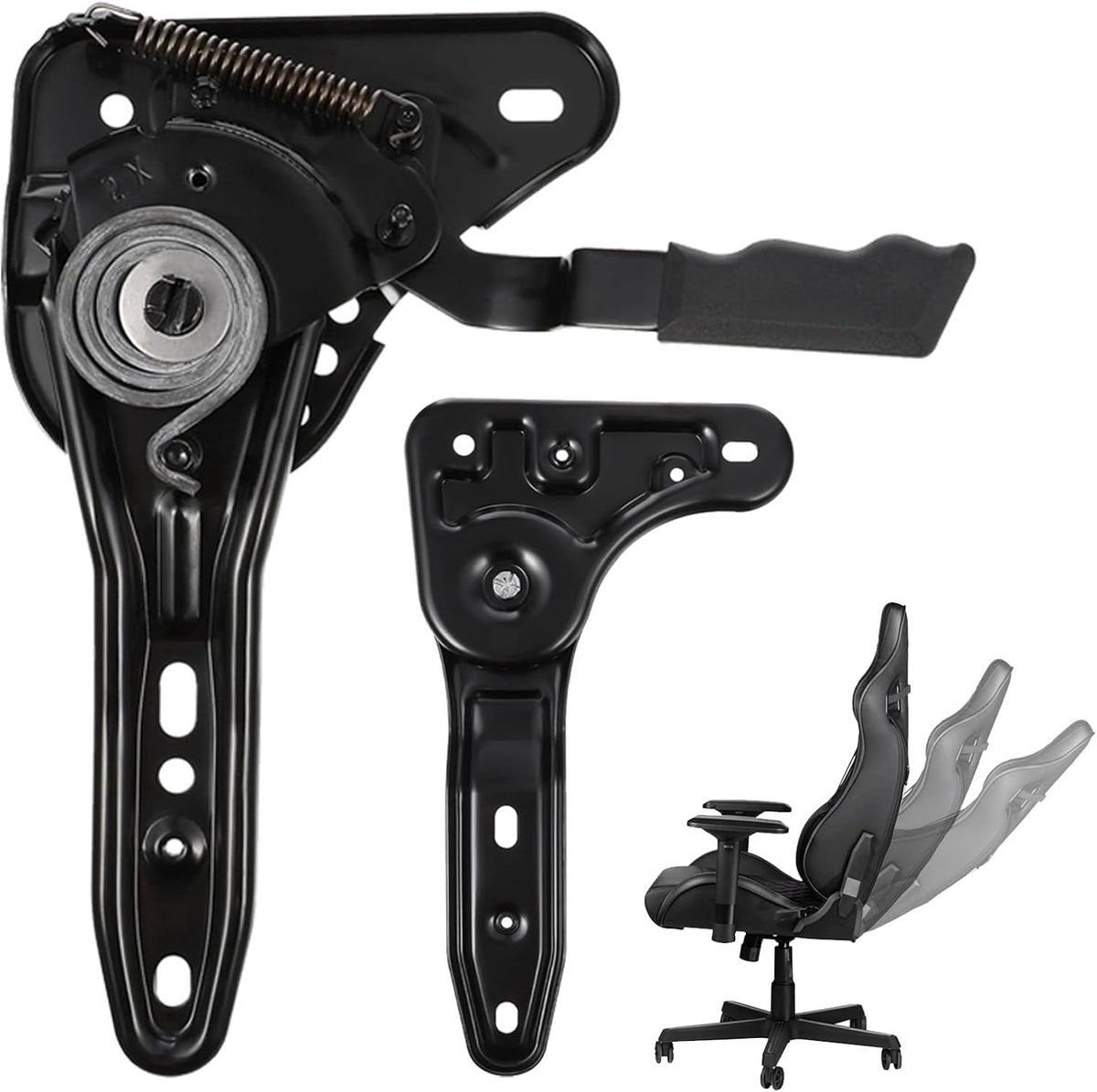Ergonomische Gaming Stoel met Verstelbare Hoek, Multi-Angle Controller en Bureau Accessoires voor Comfortabel Spelen