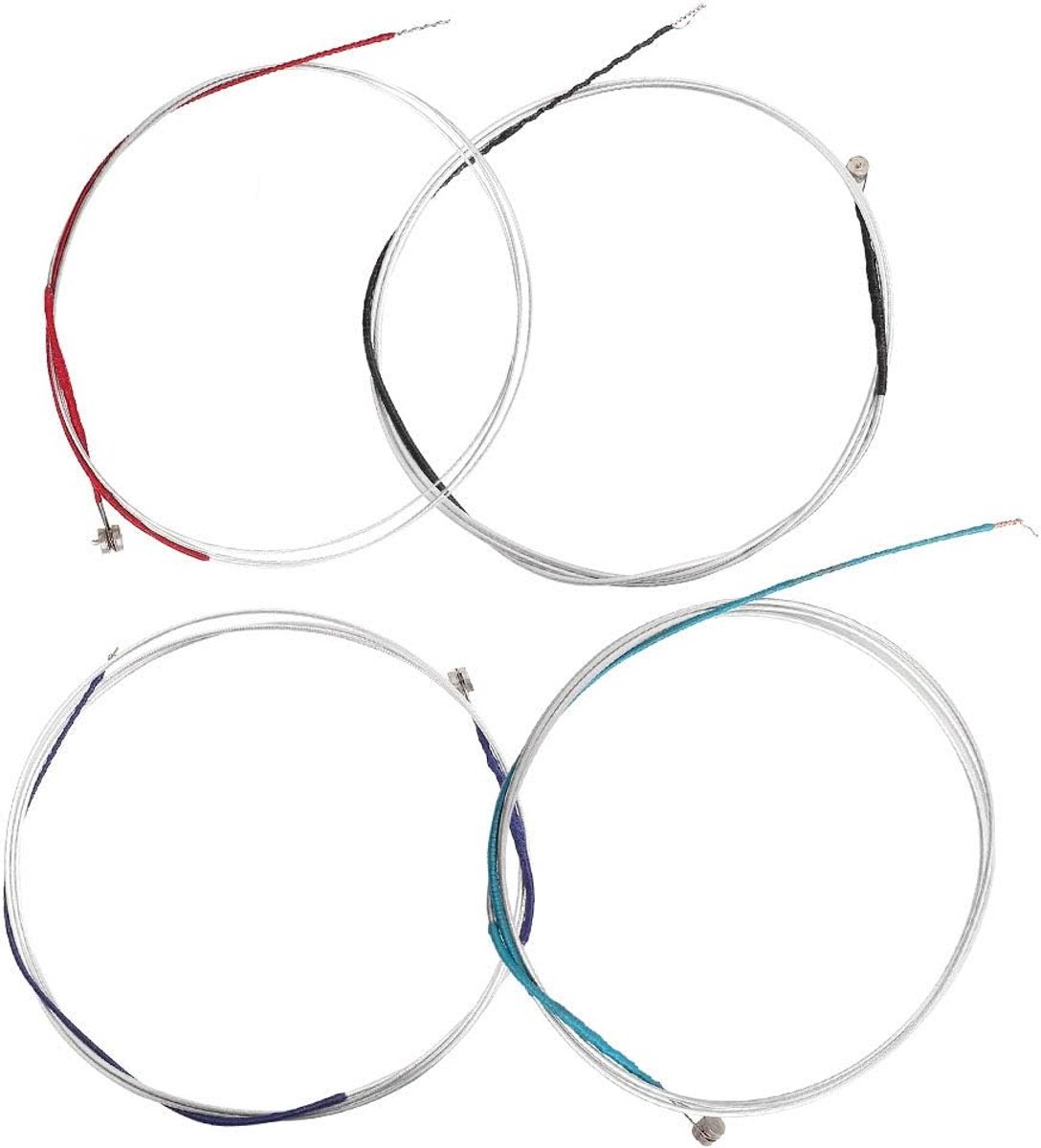 Viola String 4 stks Set Duurzame V70 Viola Strings Set Versterkte Nikkel String voor Viola Vervangend Deel