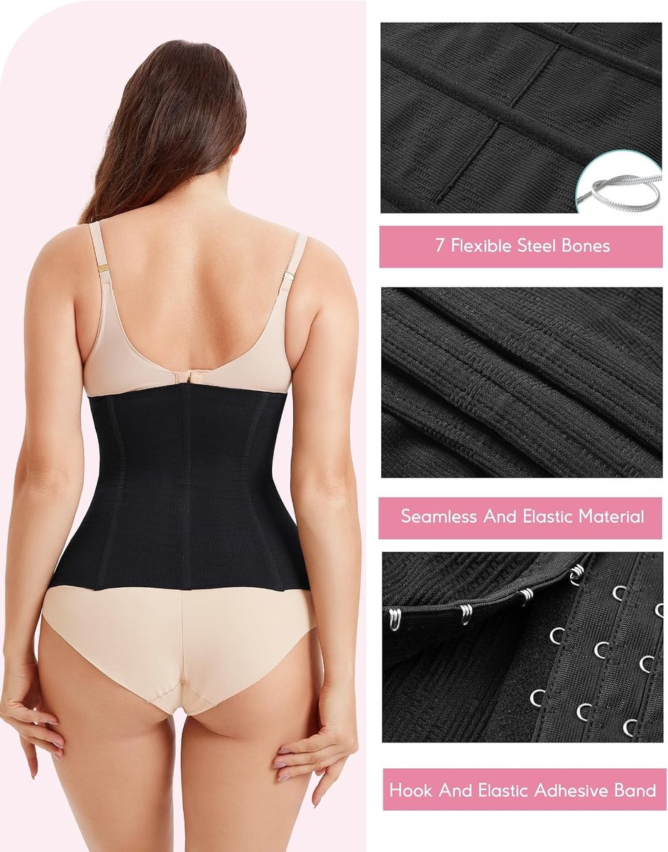 Korset voor dames, tailletrainer, corset, buikweg, sterk vormend korset, taillevormer
