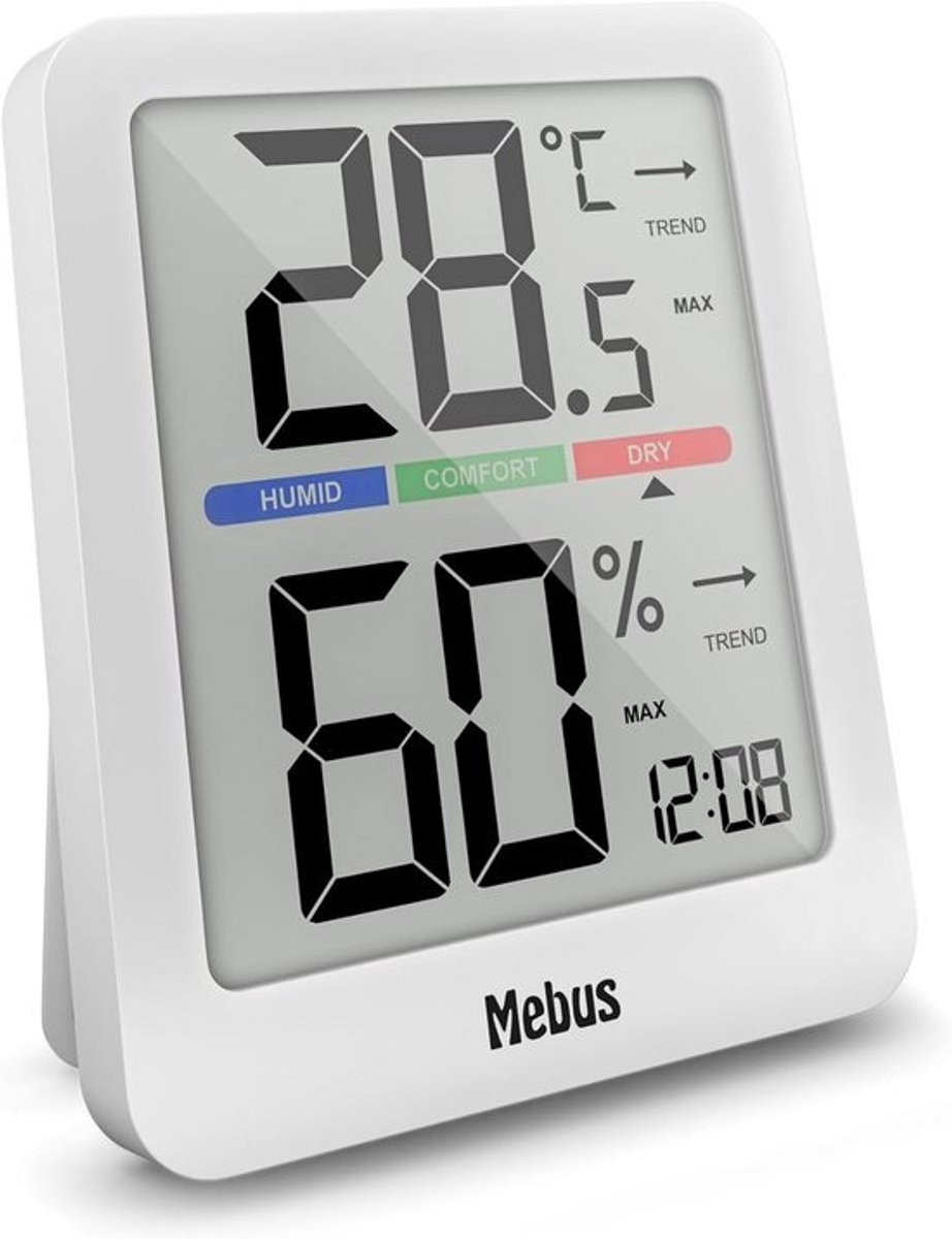 Digitale Klimaatstation met Binnen-/Buitenthermometer, Hygrometer en Comfortindicator