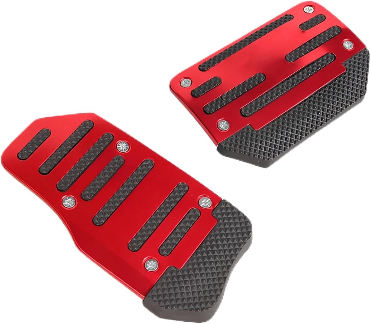 Pedalen, rood, sportpedalen, compatibel met automatische auto's, eenvoudige installatie, ergonomisch en antislip ontwerp