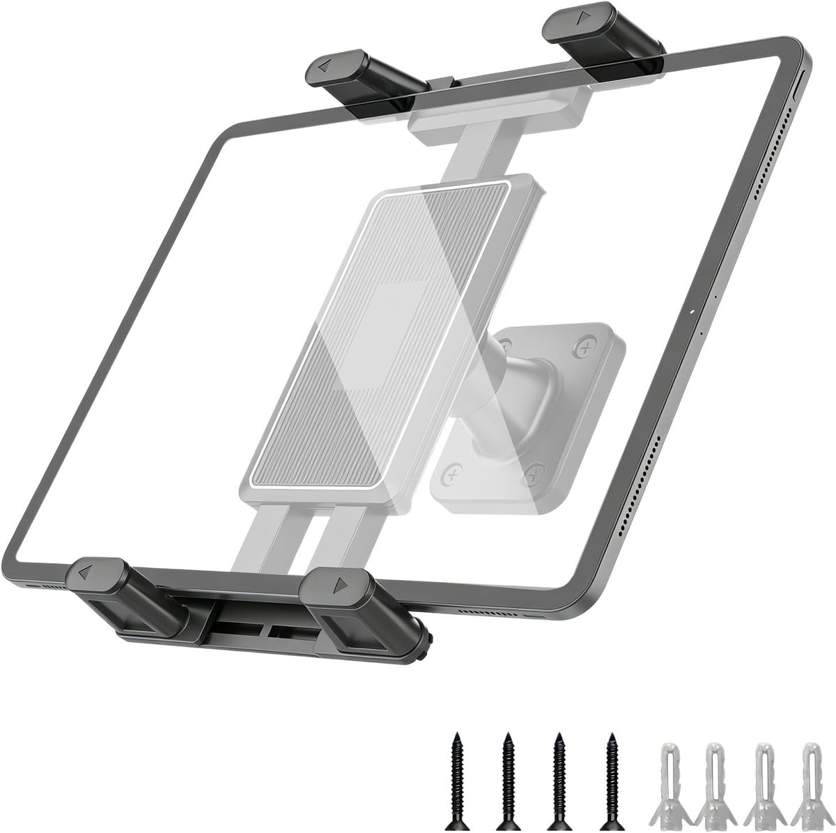 wandhouder voor tablets, e-readers en smartphones (4,5-15 inch) - geschikt voor alle modellen van grote merken