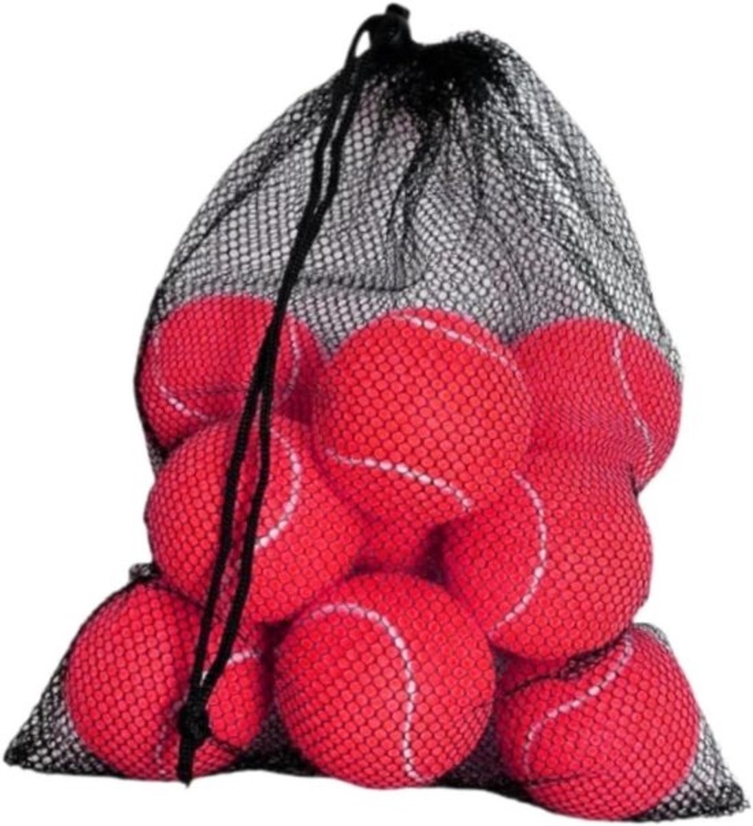 Tennisballen om buiten te oefenen, elastische tennisballen voor training, geschikt voor professionals en beginners, draagbaar, met een diameter van 6,4 cm.