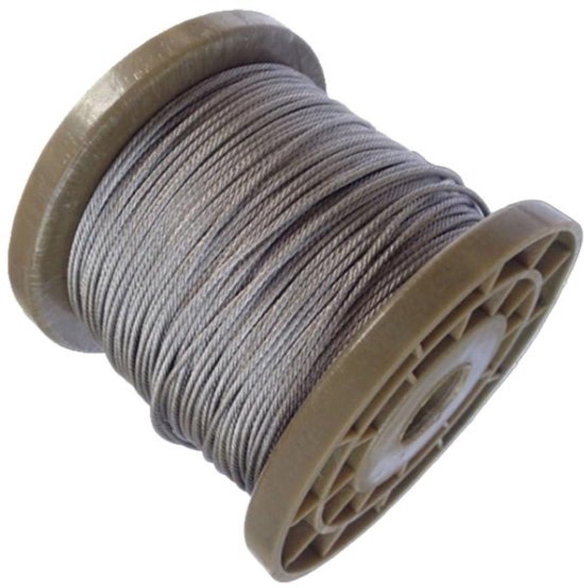 Roestvrijstalen Kabel - Gecoate Staalkabel - Waslijn Ophangen - PVC Gecoat - 5 meter - Transparant