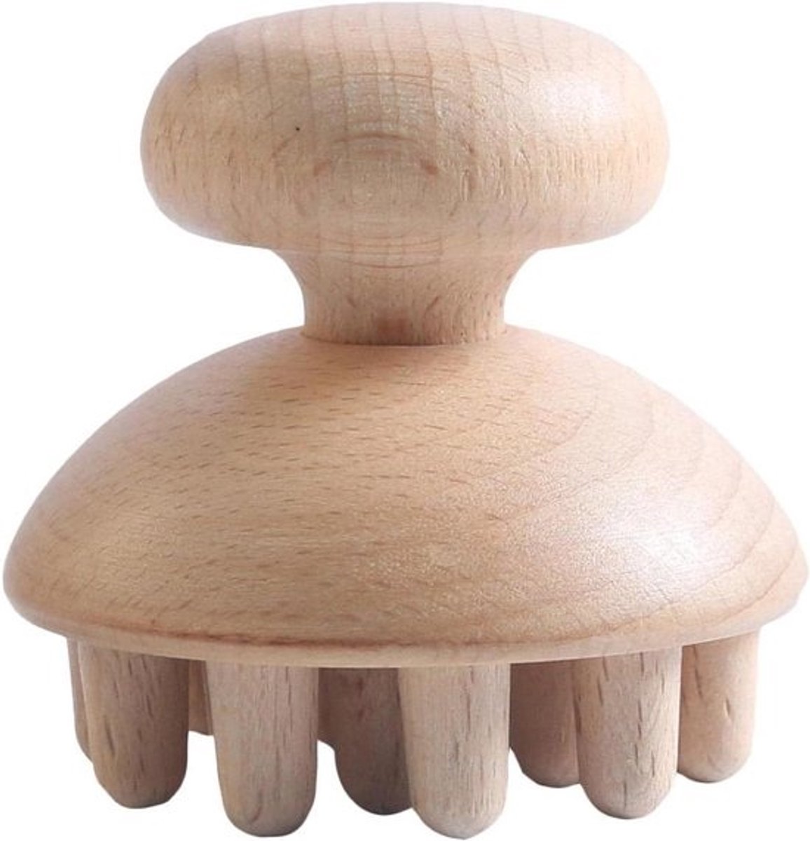Houten Massageapparaat - Lichaamsroller Cellulitis - Huidversteviging Lichaam - Handmatig Houttherapie - 6 x 6.2 x 6.2 cm - Houtkleur