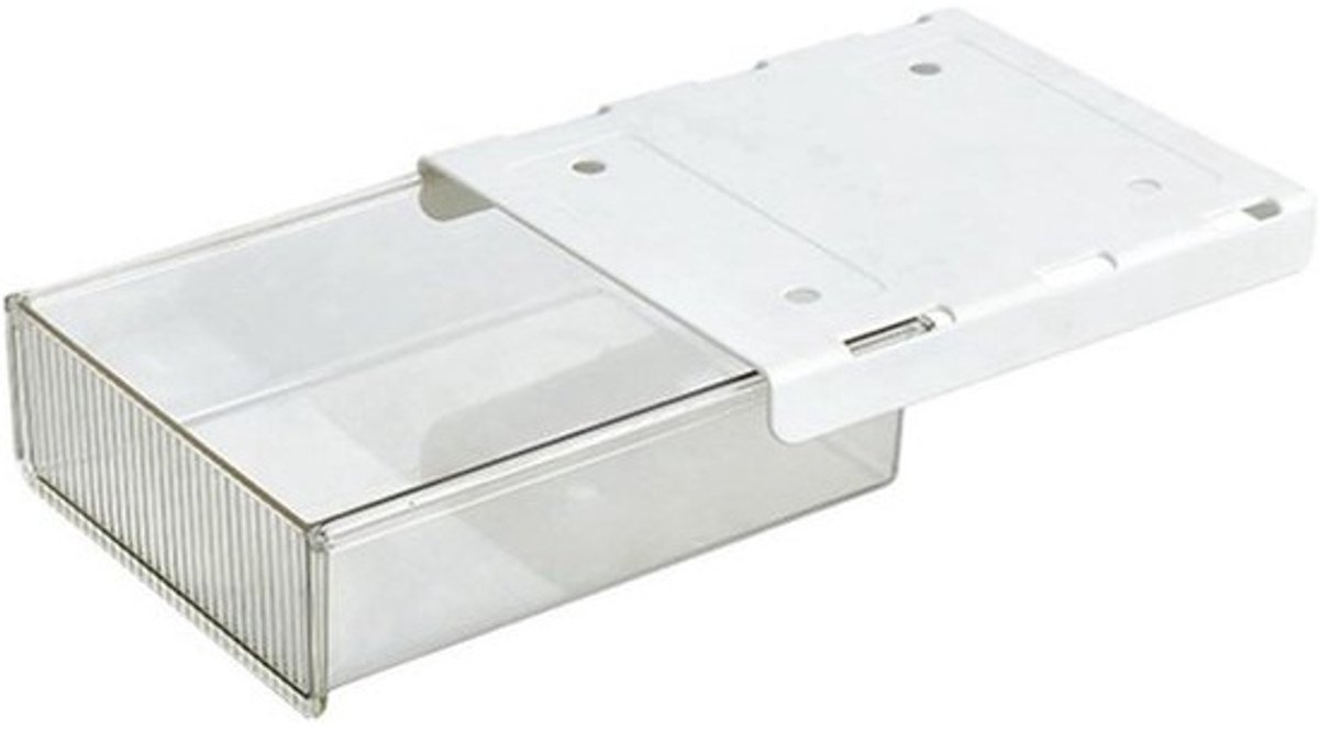 Verborgen Lade - Bureau Organizer - Bureau Opbergen - Zelfklevend - 22.3 x 10.7 x 10.7 cm - Wit