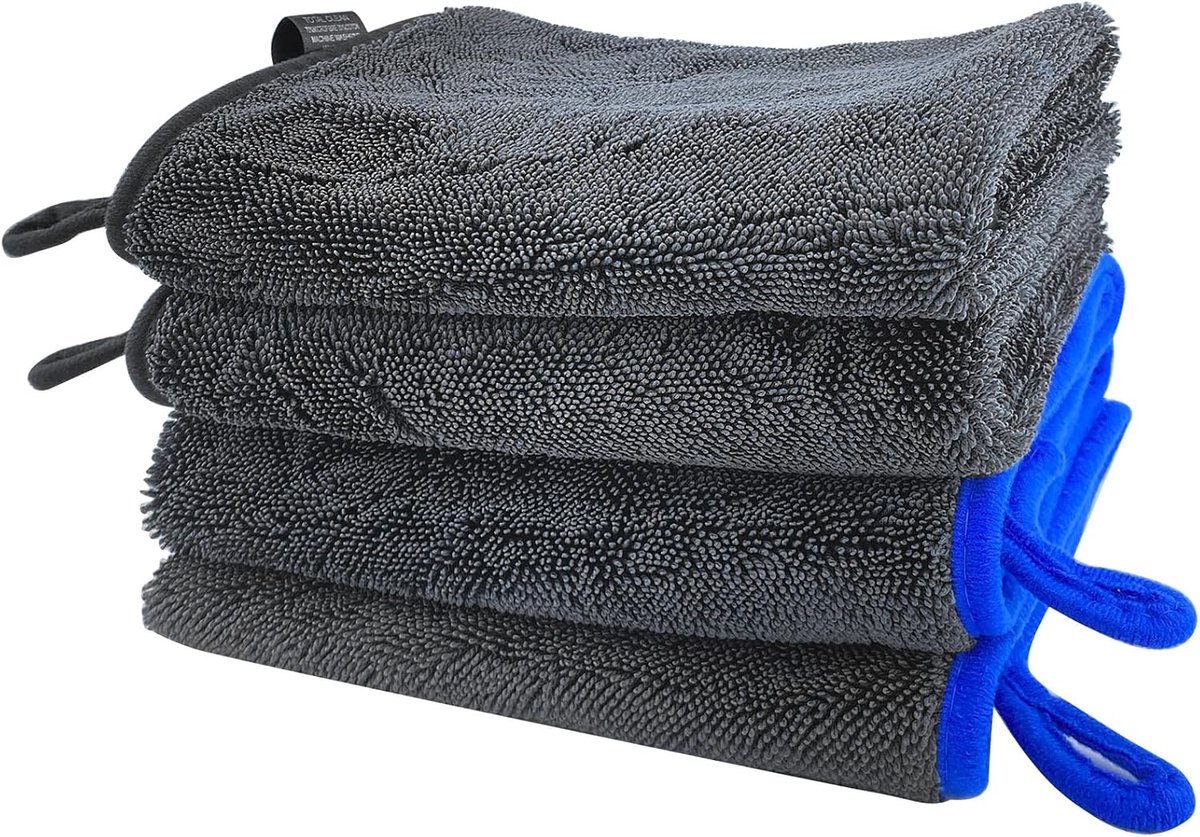 Microvezeldoek voor autodouche, 4 strepen (groot)