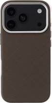 Coque Accezz - Adaptée pour Apple iPhone 17 Pro - Coque arrière Mesh compatible MagSafe - Brun