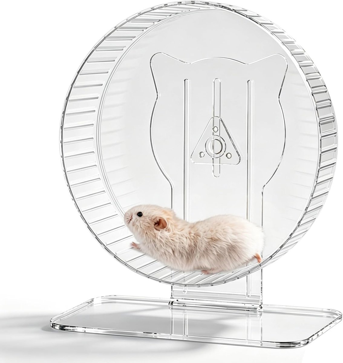 23 cm van transparant acryl, 9 cm breed loopvlak, stil
