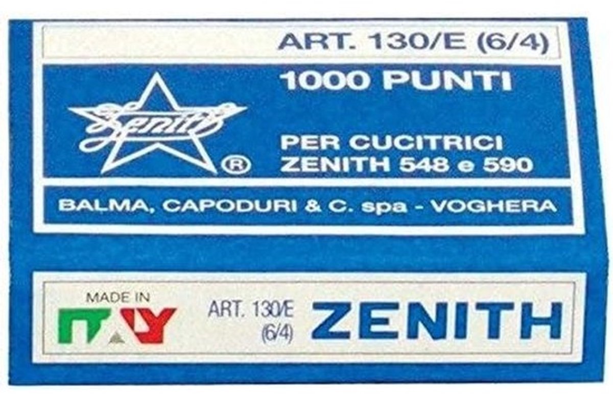 Stalen nietjes 6/4 voor nietmachine, 1000 stuks