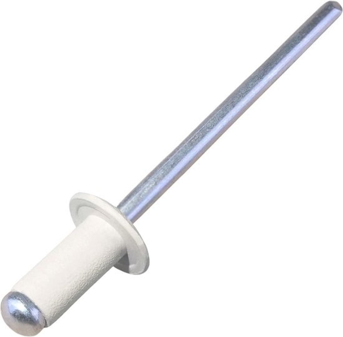 50x Blindklinknagels Ø4x8 mm Staal/Aluminium Witgrijs RAL 9002