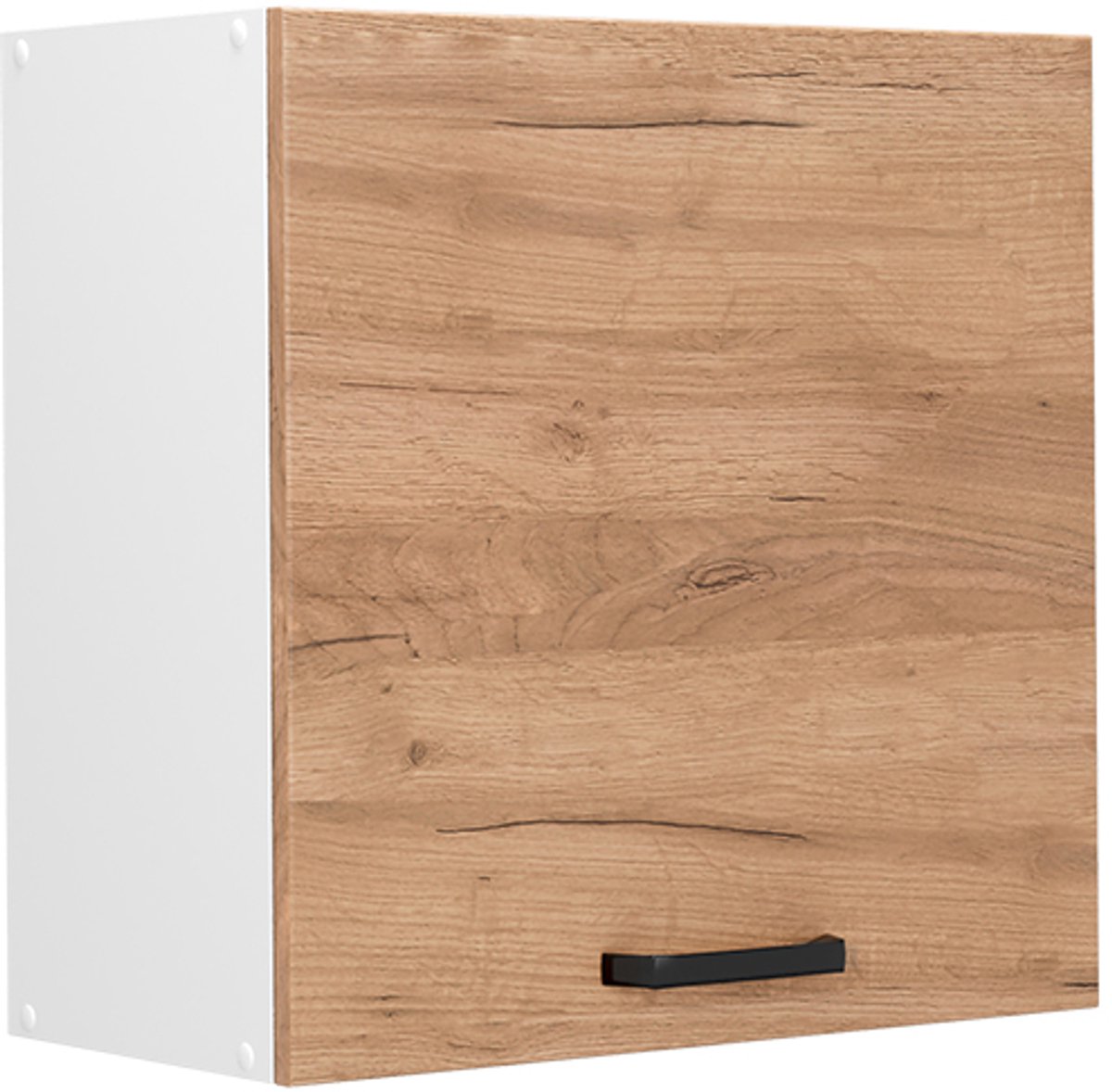 Vicco Hangkast R-Line, Goudkleurig Eiken/Wit, 60 cm met 1 deur