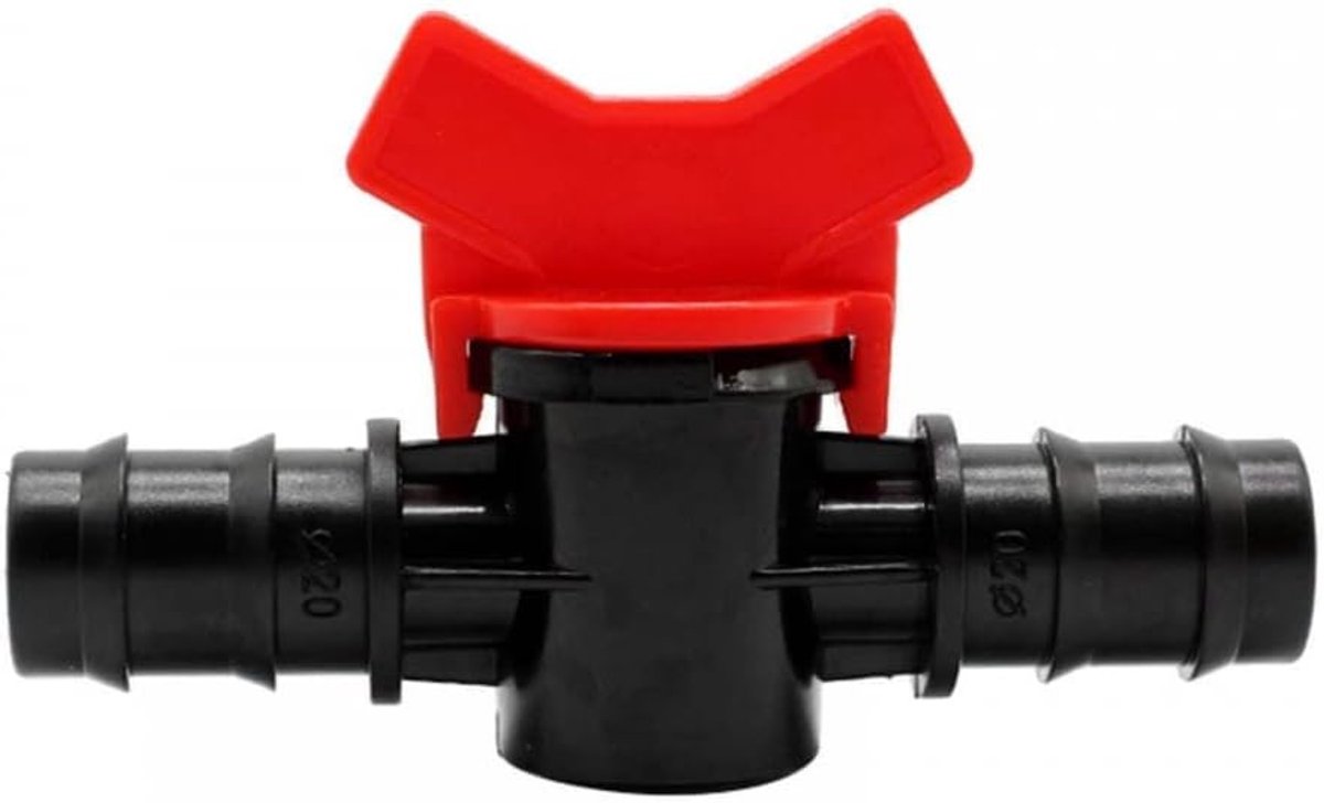 Dailygoods- Regelventiel voor Aquarium - Waterstroomregeling - Slangverbinding 12 mm/16 mm - ABS-kunststof - Eenvoudige installatie - Duurzaam en lekv