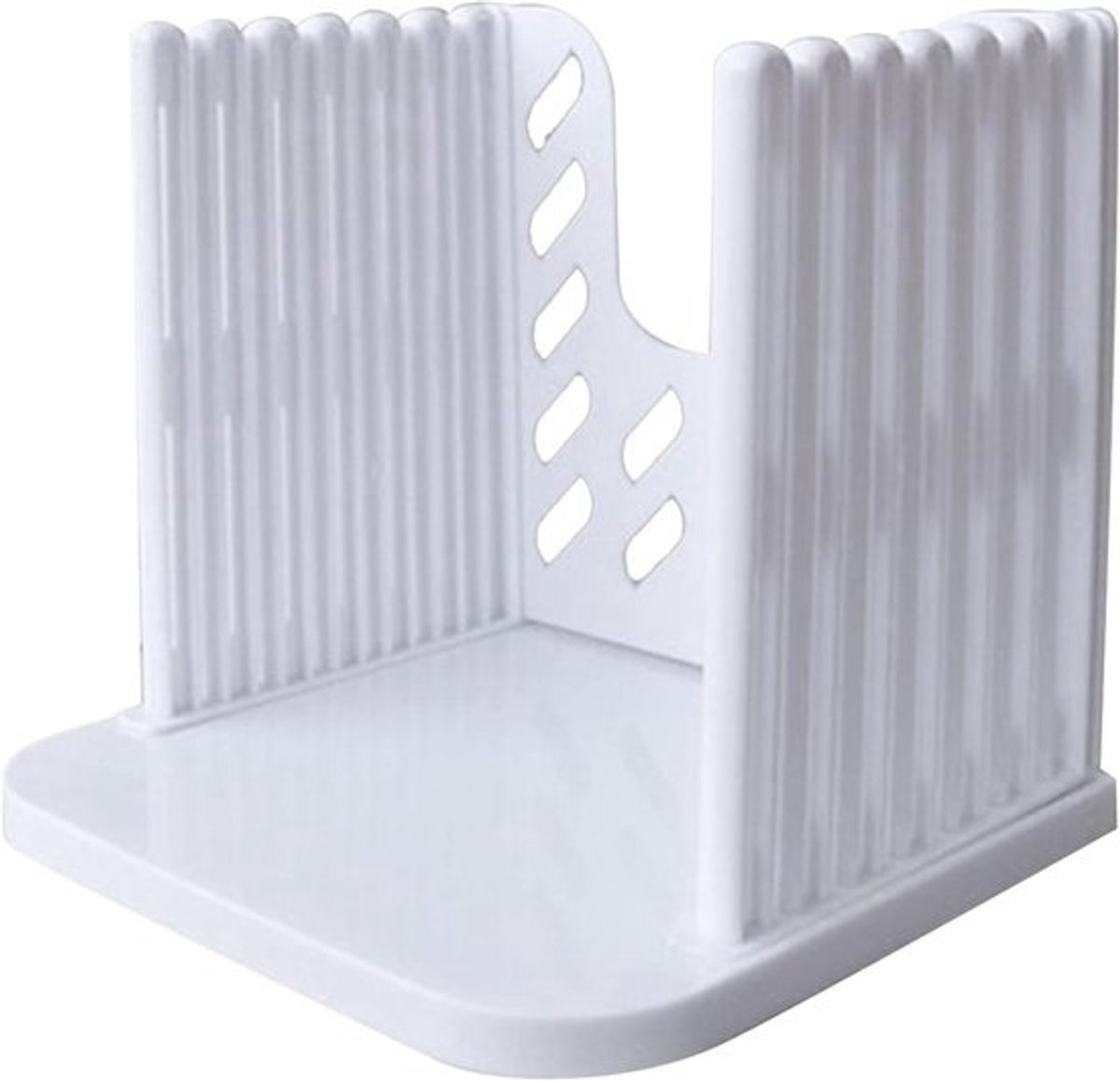 Brood Snijmachine - Brood Snijder - Gelijkmatig Brood Snijden - Instelbare Dikte - 15 x 16 cm - Wit