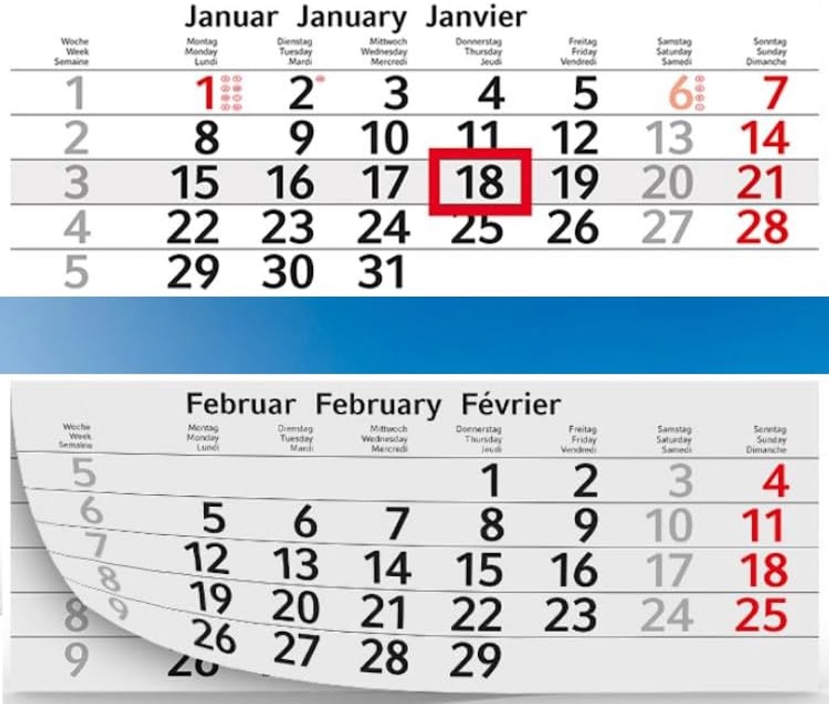 Beach XXL 3 maandkalender 2026 met 3/4 maanden fotokalender strandmotief mediterrane wandkalender zonder reclame fotokalender kantoorkalender motiefkalender meerblokkalender (3 maandkalender