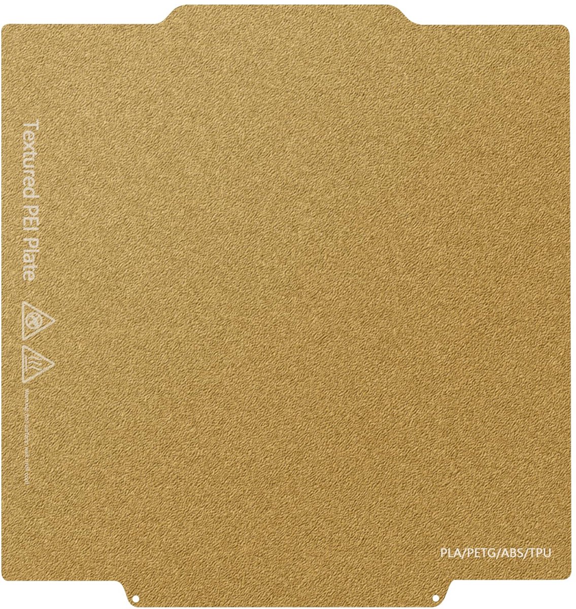 Bouwplaat voor Creator 5, dubbelzijdige getextureerde plaat, verwarmd bed, dubbel PEI-blad, verenstaal, hoge hechting platform, lijmvrije printplaat voor Flashforge Creator 5 Pro 3D-printer