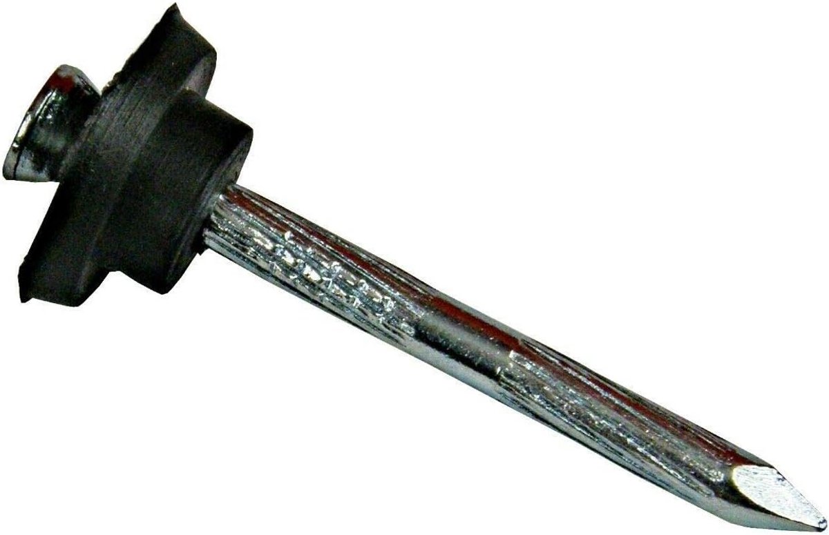 3,5x40mm 100 stuks afdichtnagels voor noppenbaan afdichtnagel nagel met afdichtringen