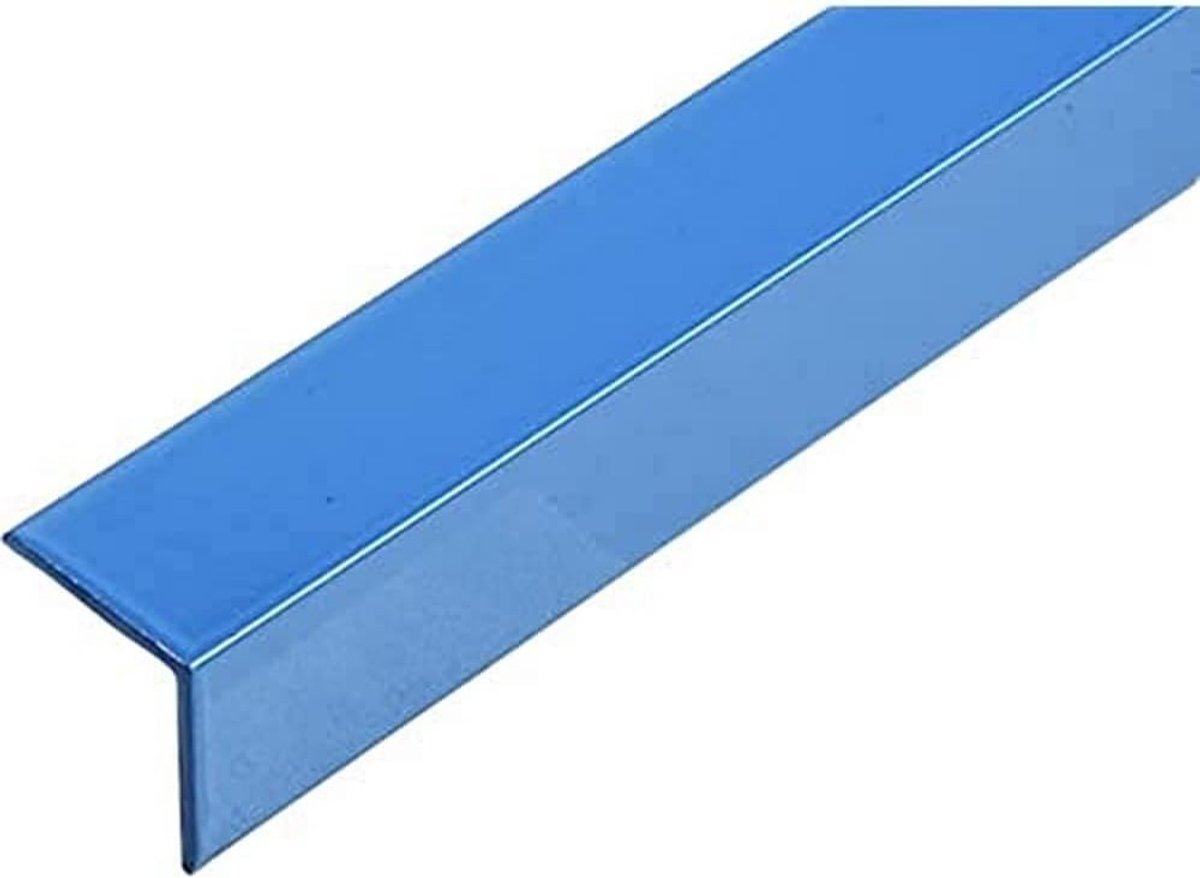 Hoekprofiel | zelfklevend | aluminium, wide sky kunststof coating | 1150 x 19,8 x 17,8 x 1,8 mm