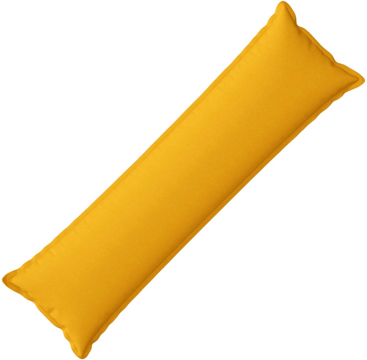 vidaXL Dekenkussen - HOUTEN - Licht - Geel - 40 - x - 145 - cm - Faux - Linnen Lichtgeel