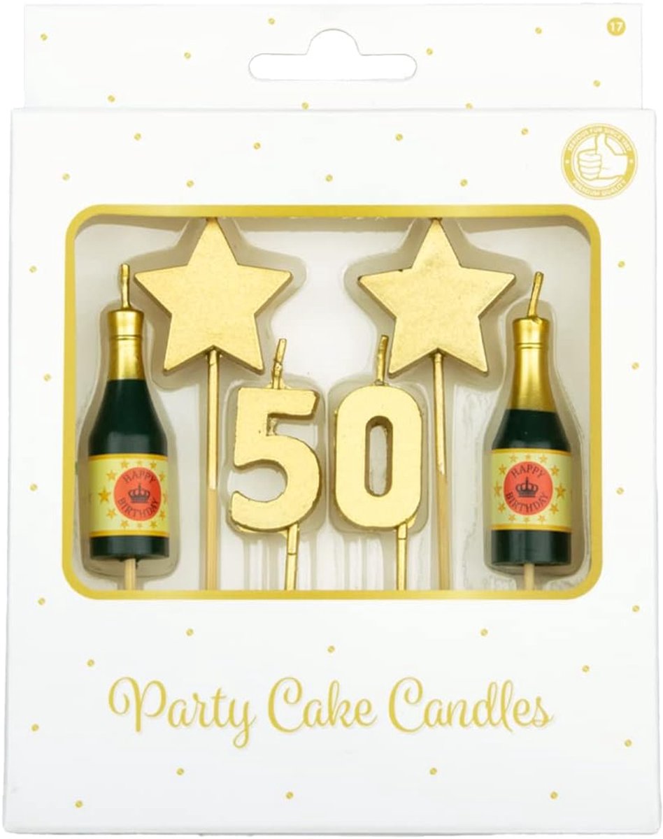 cake candles - 50 years