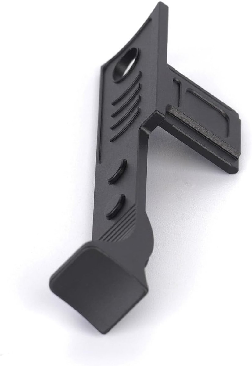 Duimgreep voor LEICA Q3 Q2, CNC aluminium anti-slip duimsteun, verbeterde bediening met één hand en ergonomisch ontwerp, eenvoudige gereedschapsvrije installatie (zwart)