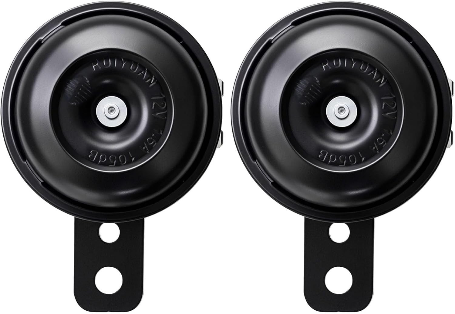 High-frequency signaalhoorns, weerbestendige metalen constructie, 12 V, 105 dB, ideaal voor scooters, motorfietsen en ATV's, heldere en luide geluidskwaliteit