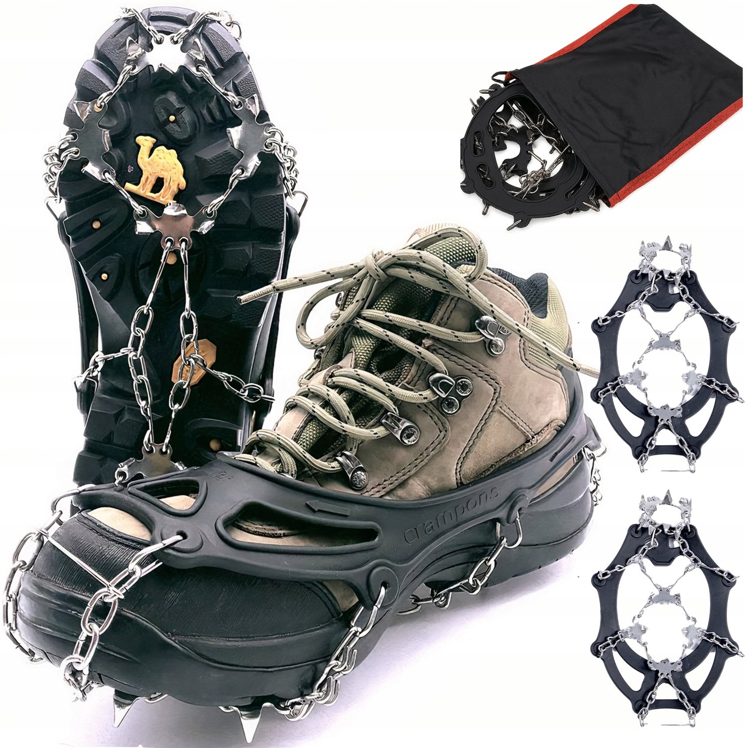 Raczki Antislip 19-Spikes XL Grip op IJs & Sneeuw