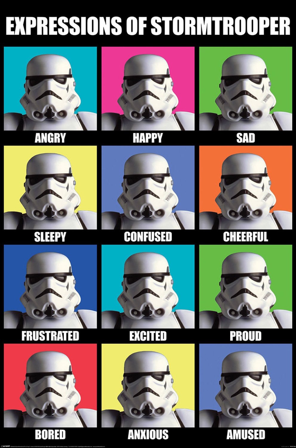 Star Wars Expression Of Stormtrooper Unisex Poster - meerkleurig - Standard multicolor