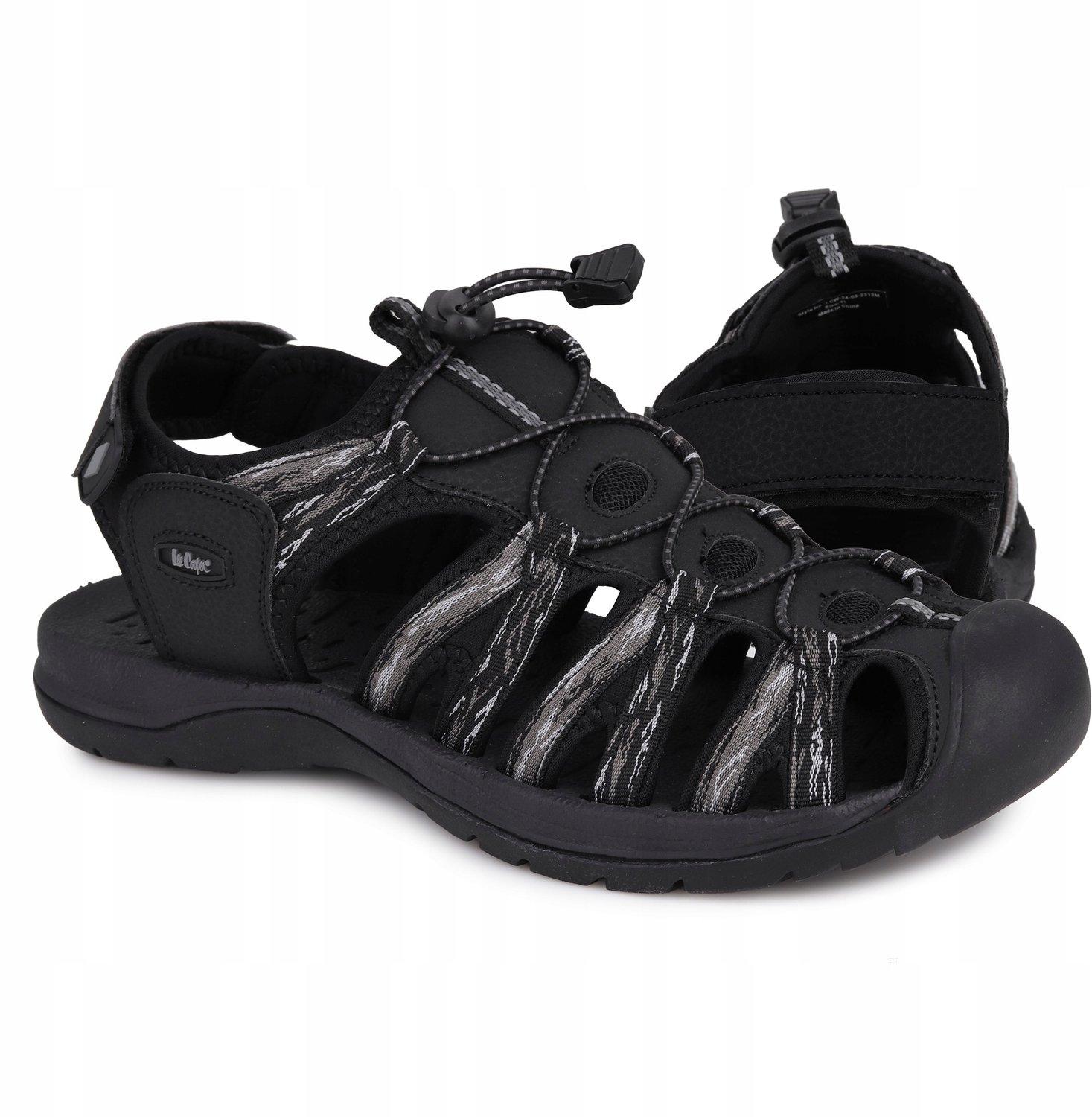 Lee Cooper Heren Sandalen Comfort & Stijl Zwart