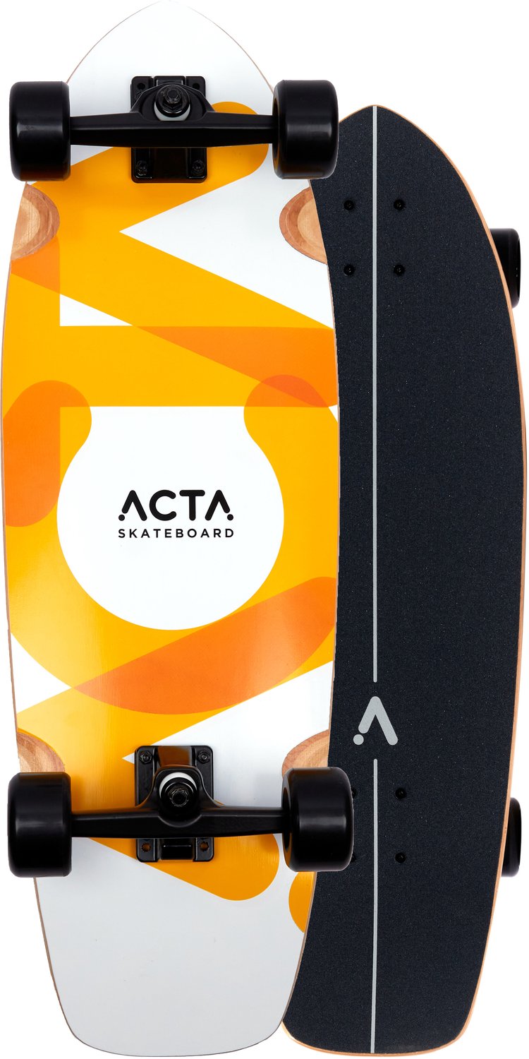 ACTA Surfskate 31″ – & 7-laags esdoorn surf-skateboard Ideaal voor beginners en gevorderden Voor pumptrack cruisen en urban carving Overlap